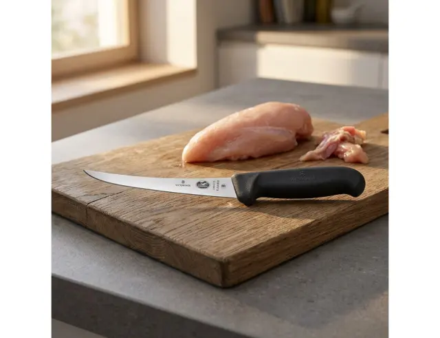 Μαχαίρι Ξεκοκαλίσματος Victorinox Fibrox με μήκος λεπίδας 15cm - Black5.6613.15
