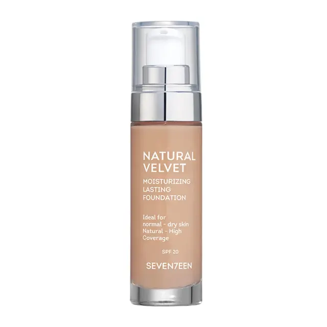 Seventeen Natural Velvet Longlasting Matte Foundation SPF20+ 35ml | 80 Tan