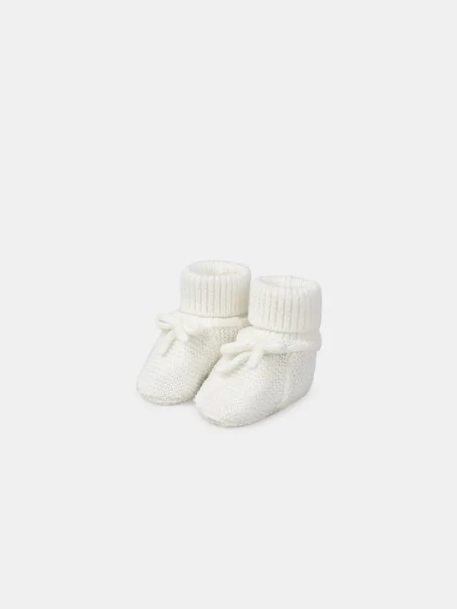 Βρεφικά Παπούτσια Αγκαλιάς Pure White ΛΕΥΚΟ 2