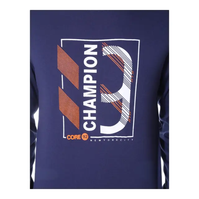 Mario Uomo Ανδρική Πυτζάμα Champion Core, Χρώμα Σκούρο Μπλε 2