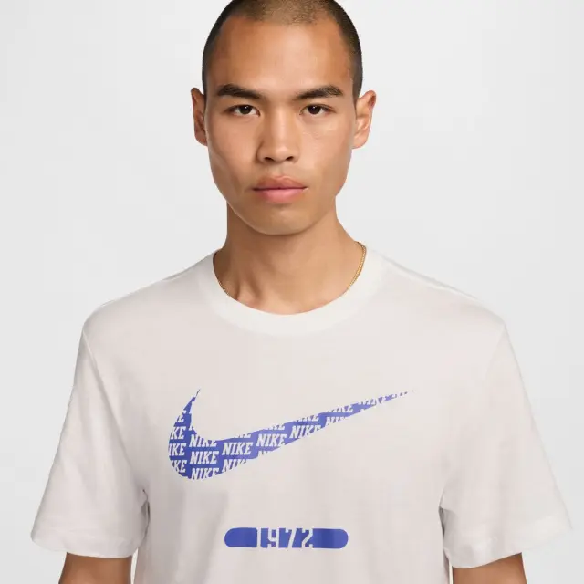 Nike Men's Sports Swoosh T-Shirt (FZ5372-121) - Μπέζ 2