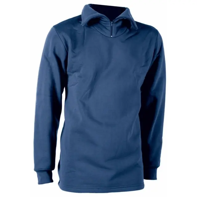 ΜΠΛΟΥΖΑ FLEECE - ΜΙΣΟ ΦΕΡΜΟΥΑΡ -ARMYMANIA ΣΚΟΥΡΟ ΜΠΛΕ - 2XL 2