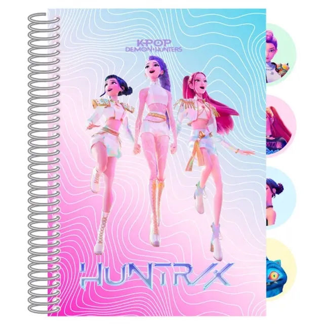 Τετράδιο K-POP DEMON HUNTERS - A6 Notebook with 4 Dividers 542660076