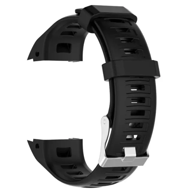 Λουράκι Σιλικόνης Silicone Strap Για Garmin Instinct με Ασημί Αγκράφα - Black OEM