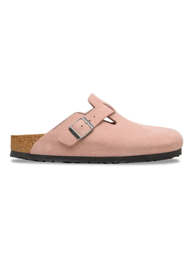 Birkenstock Σαμπώ Γυναικείο δέρμα suede Ροζ BIR/BOSTON 1031635 PINK - 40 3