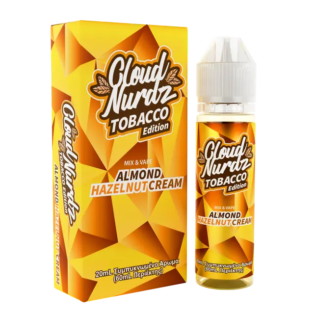 Cloud Nurdz Almond Hazelnut Tobacco 20ml/60ml