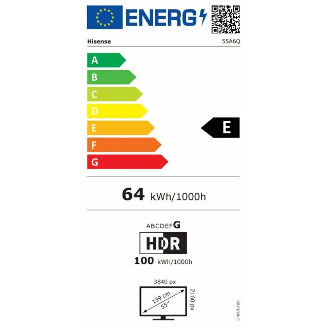 Hisense 55A6Q Smart Τηλεόραση 55" 4K UHD LED A6Q HDR (2025) 2