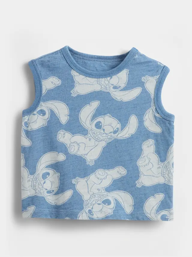 Βρεφική και Νηπιακή Μπλούζα με Γραφικά Lilo & Stitch Medium indigo