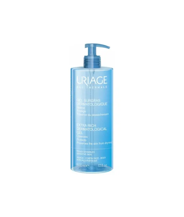 Uriage Extra-Rich Dermatological Gel Sensitive Skin 500ml