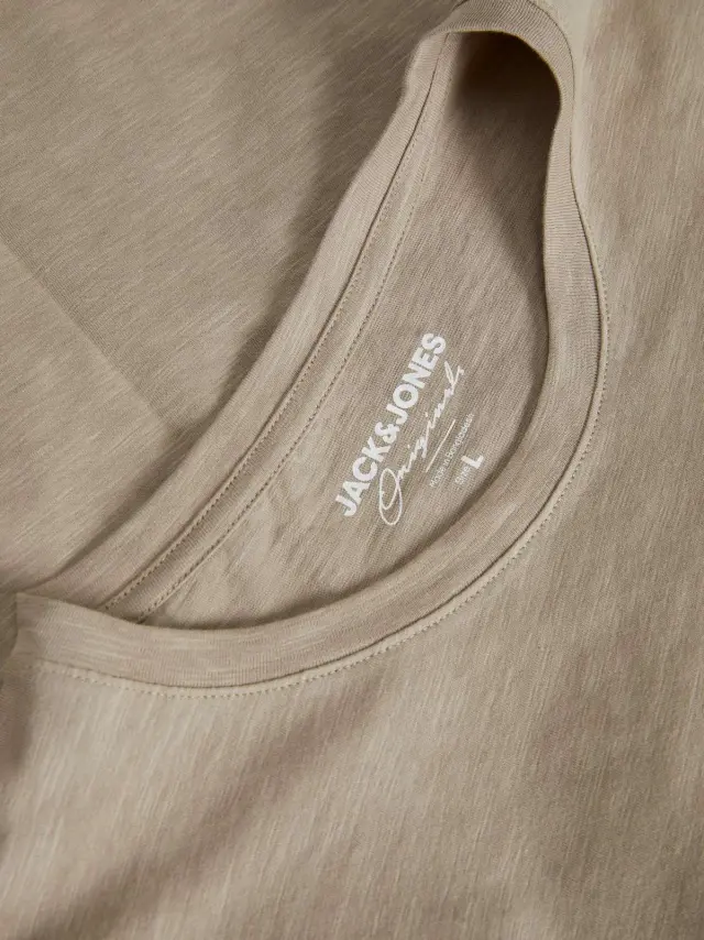 JORCRAYON POCKET TEE SS CREW NECK LN Crockery - L 3