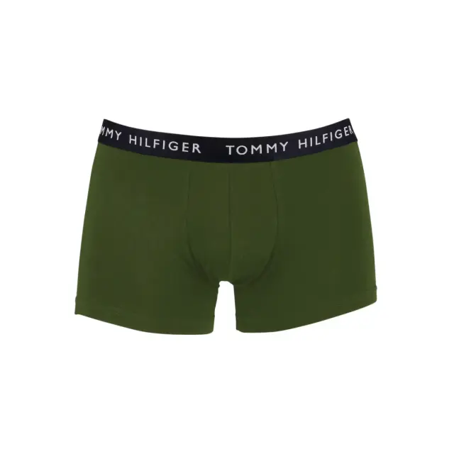 Tommy Hilfiger Ανδρικό Boxer Essential Logo Waistband Trunks - Τριπλό Πακέτο, Χρώμα Blzr Red-Desert Sky-Golfway Gr - S 2