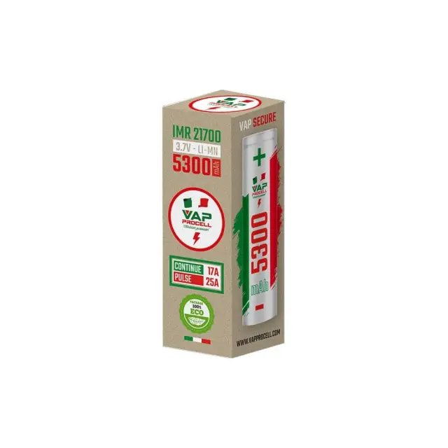 21700 Vap Procell IMR 5300mAh 25A - Italian Design