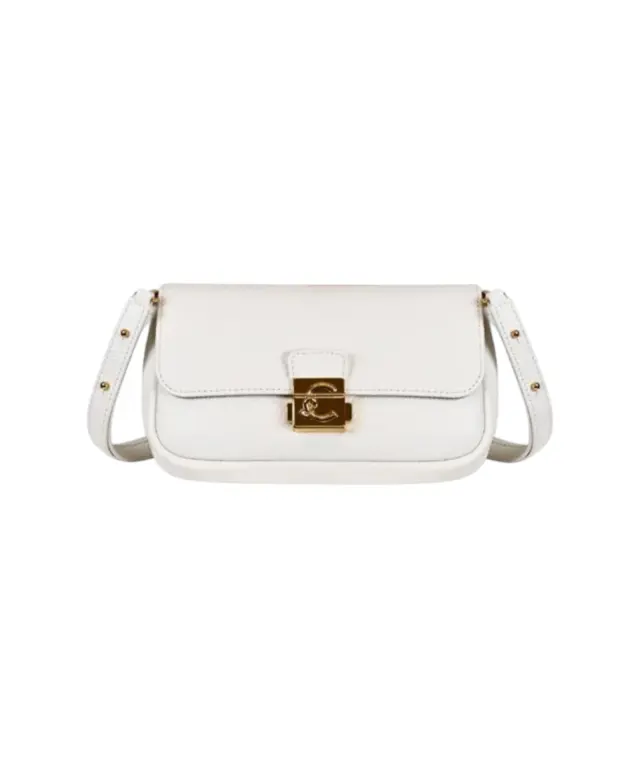 Coccinelle - Γυναικεία τσάντα Ώμου C-Me Lock Mini Bag E5U4K520101-N17 Λευκό