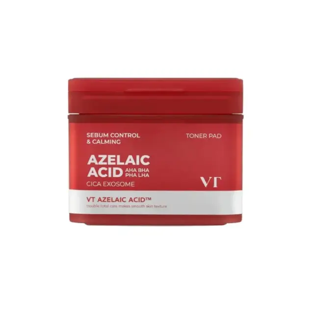 VT Cosmetics Azelaic Acid AZ Care Toner Pad Απολεπιστικά Επιθέματα Προσώπου, 60τμχ