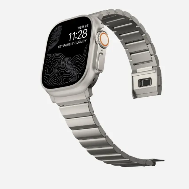 Tech-Protect SteelBand Apple Watch 8 / 9 / 10 / 11 / 12 / Se / Ultra (44 / 45 / 46 / 49 Mm) titanium 3