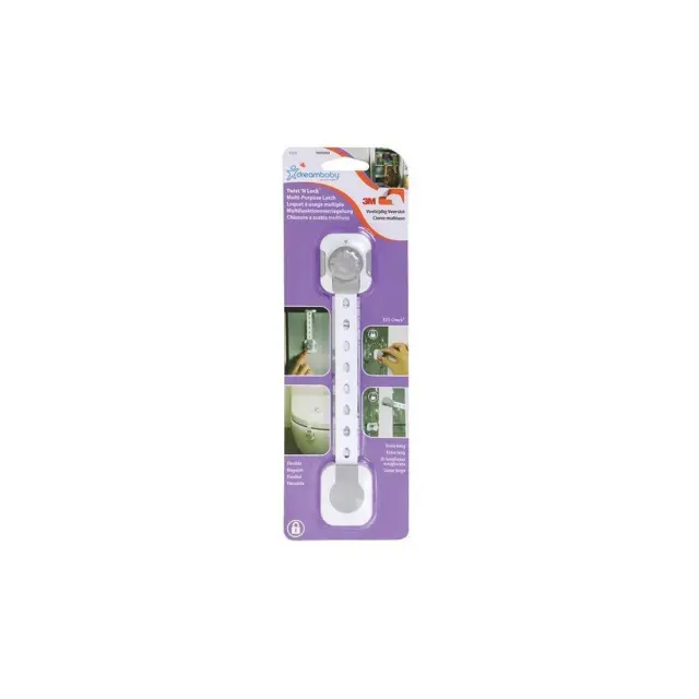 Ασφάλεια Ντουλαπιών & Συρταριών Multi Lock White-Grey DreamBaby BR74693