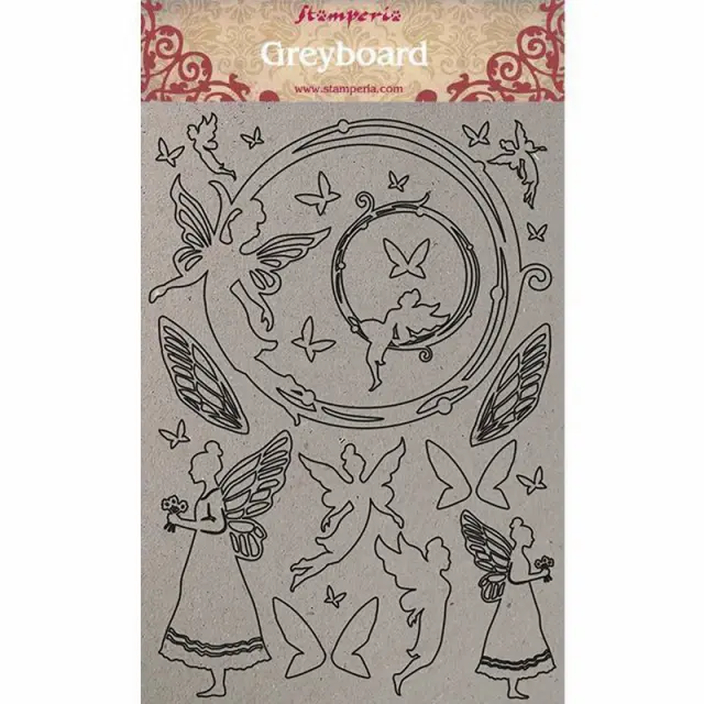 Διακοσμητικά από χαρτόνι Stamperia, 21x29,7cm, Fairies