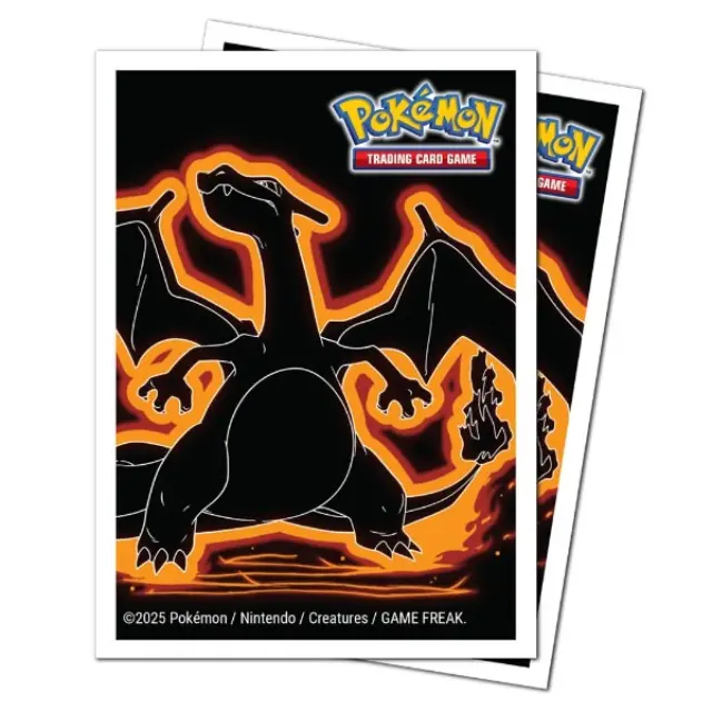 UP - Neon Kanto 105ct APEX Deck Protector Sleeves Charizard for Pokemon 2