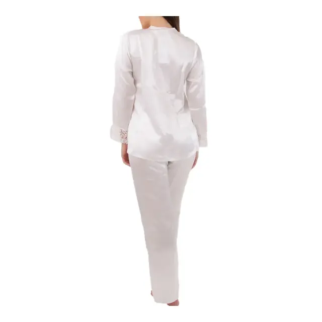 FMS Γυναικεία Νυφική Πυτζάμα 470, Χρώμα Λευκό 2