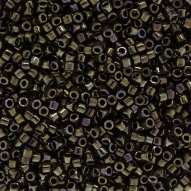 Χάντρα Miyuki Delica 11/0 - DB0007 - Metallic Brown Iris ~7gr
