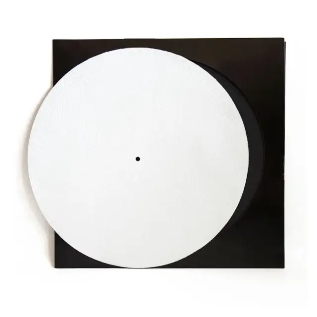 Simply Analog Slipmat Premium Δέρμα Λευκό