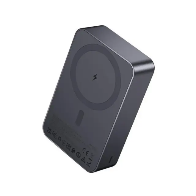 Hoco J160A MagSafe Power Bank 10000mAh 20W με Θύρα USB-C Power Delivery / Quick Charge 3.0 Γκρι