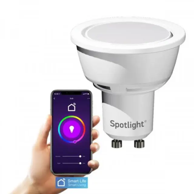5798 ΛΑΜΠΑ LED SMART WI-FI DIMMABLE WRBG 5.5W 230V GU10 SPOTLIGHT