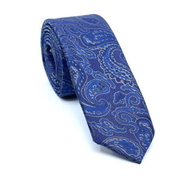 Γραβάτα σε Blue Royal Μοτίβο με Λαχούρια 3
