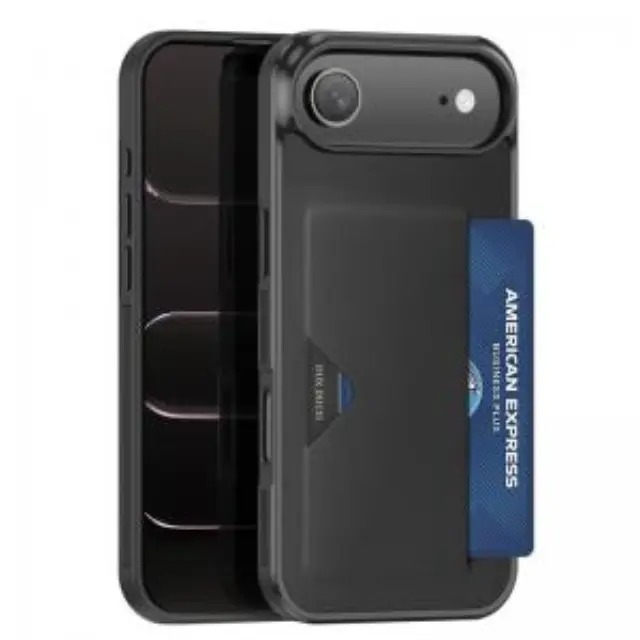 Θήκη TPU PU & PC Dux Ducis Apple iPhone Air Pocard Μαύρο N69705 3