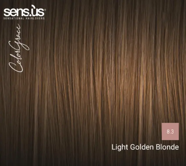 Sensus Color Grace M3K 8.3 Light Golden Blonde 100ml - (μόνιμη βαφή ανοιχτό ξανθό ντορέ) 2