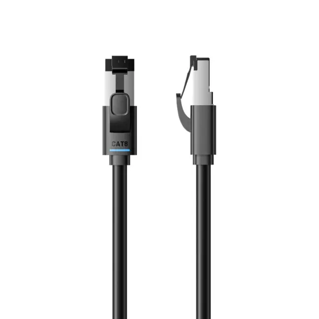 VENTION Ultra-Flexible Cat8 SFTP Ethernet Patch Cable 1M Black (IKRBF) (VENIKRBF)