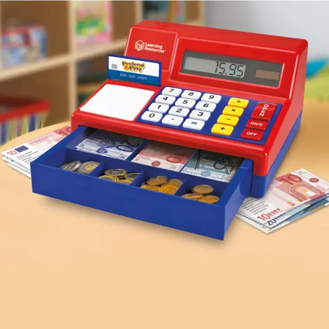Learning Resources Εκπαιδευτικό Παιχνίδι Ταμειακή Μηχανή με Ευρώ για 3+ ετών LSP 2629-EUR 2