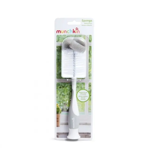 Munchkin Bristle Bottle Brush Βούρτσα Καθαρισμού Μπουκαλιών, 1τεμ