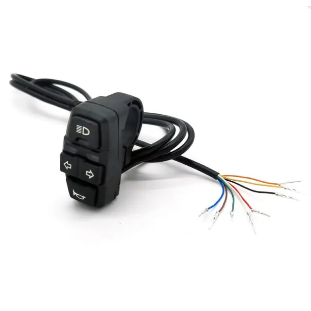 eWHEEL ΜΠΟΥΤΟΝΙΕΡΑ ΓΙΑ E-SCOOTER/E-BIKE 8PIN (ΦΩΤΑ/ΦΛΑΣ/ΚΟΡΝΑ) ΜΕ ΦΩΤΕΙΝΗ ΕΝΔΕΙΞΗ 11498