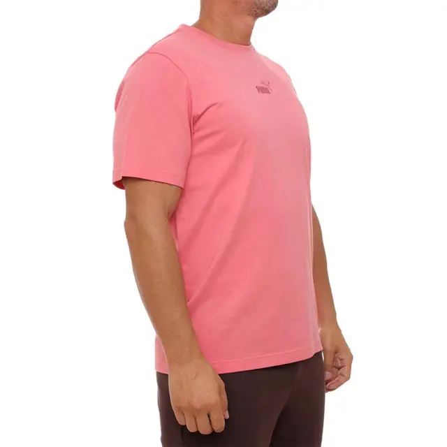 Puma Men's Essentials Small No1 Centered Logo Tee Κοραλί 692912-25 (Puma) 3