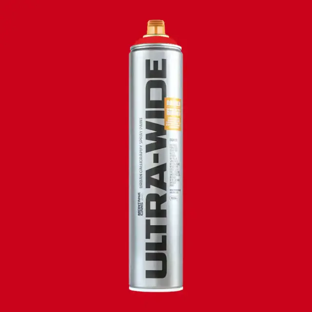 Montana Ultra Wide Spray Paint 750ml UW Red