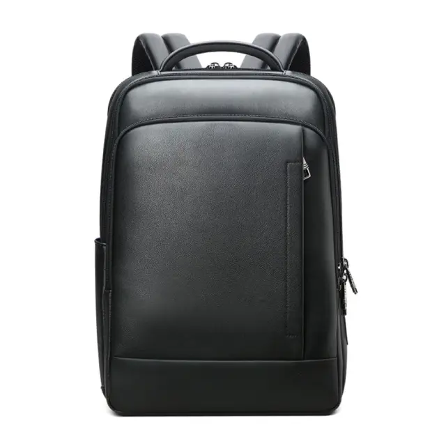 Δερμάτινο Σακίδιο πλάτης Αντικλεπτικό 24L Laptop 15,6 Bopai 61-16311 μαύρο - One Size