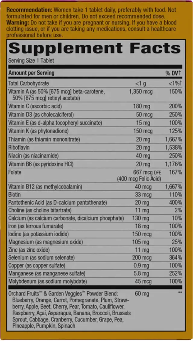 Nature's Way Alive!® Women's Ultra Multivitamin 2