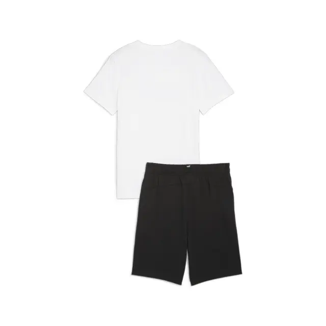 Puma Jersey Youth Shorts Set - White/Black 847310-24 - 116 2