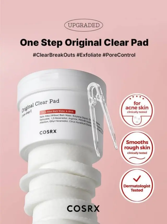 COSRX Original Clear Pad- Απολεπιστικά δισκία για σπυράκια και ατέλειες 2
