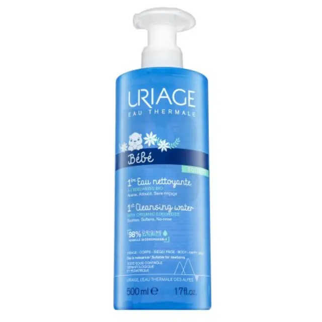 Uriage Bébé cleaning water 1st Cleansing Water with Organic Edelweiss 500 ml