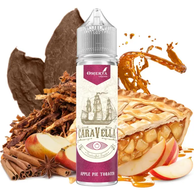 Apple Pie Tobacco 15ml (60ml) - Caravella by Omerta