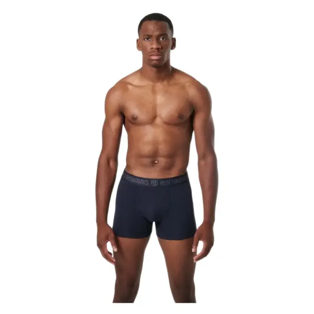 Antetokounbros Ανδρικό Μπόξερ AB - Διπλό Πακέτο, Χρώμα Μαύρο-Μπλε 3