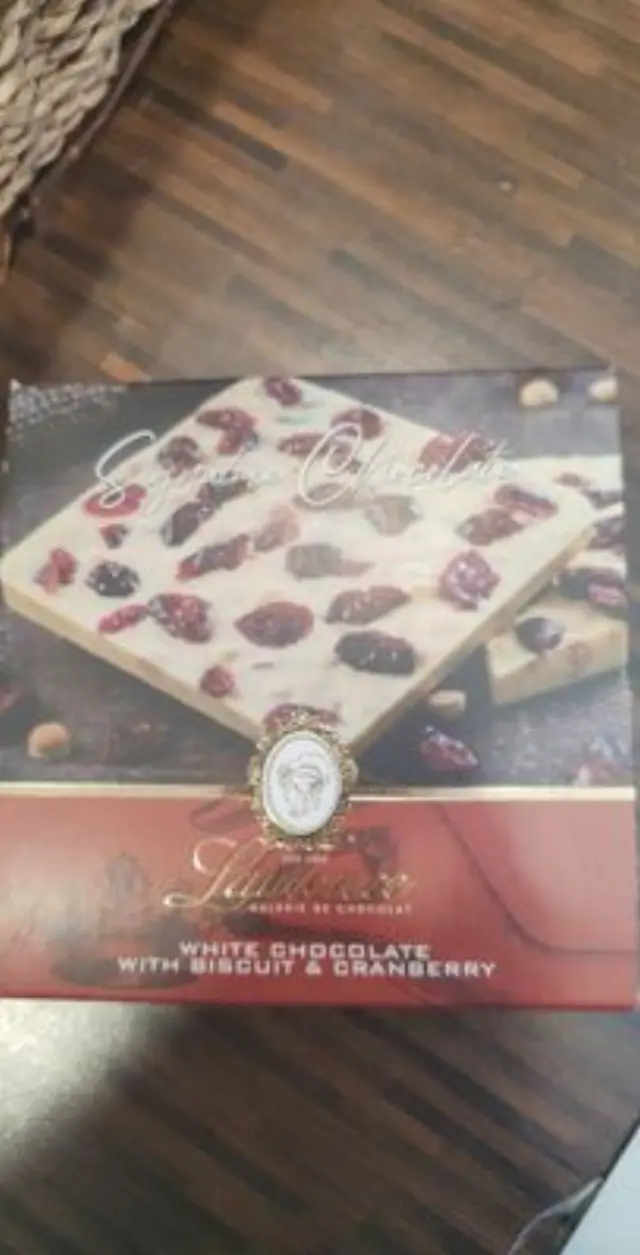 Λευκή Σοκολάτα Μπισκότο Κράνμπερι