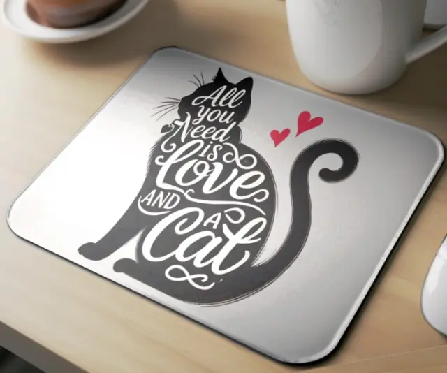 Mousepad cat A20 Διαστάσεις: 22cm(μήκος) x 18cm (ύψος) 2