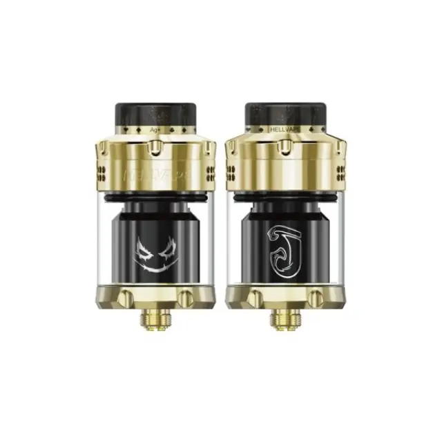 Dead Rabbit 3 RTA J Edition - Hellvape - Shiny Gold Black