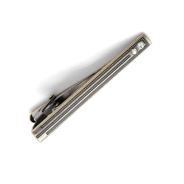 Ασημί Κλιπ Γραβάτας 5 cm – LGD-TC/ANTIQUE/32 2