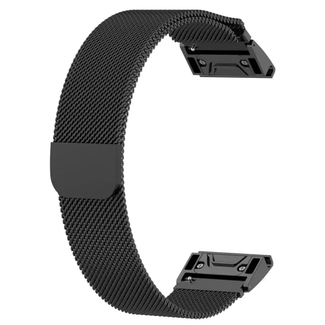 Milanese Λουράκι για Garmin Fenix 5/6/6 Pro/7/8/9 (47mm)-Black OEM