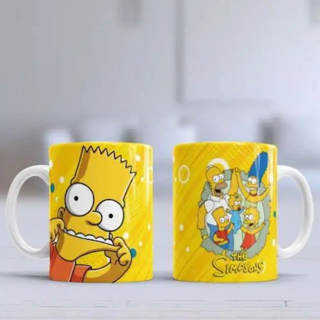Kούπα κεραμική λευκη 330ml Simpsons - Bart η κούπα είναι με συσκευασία δώρου