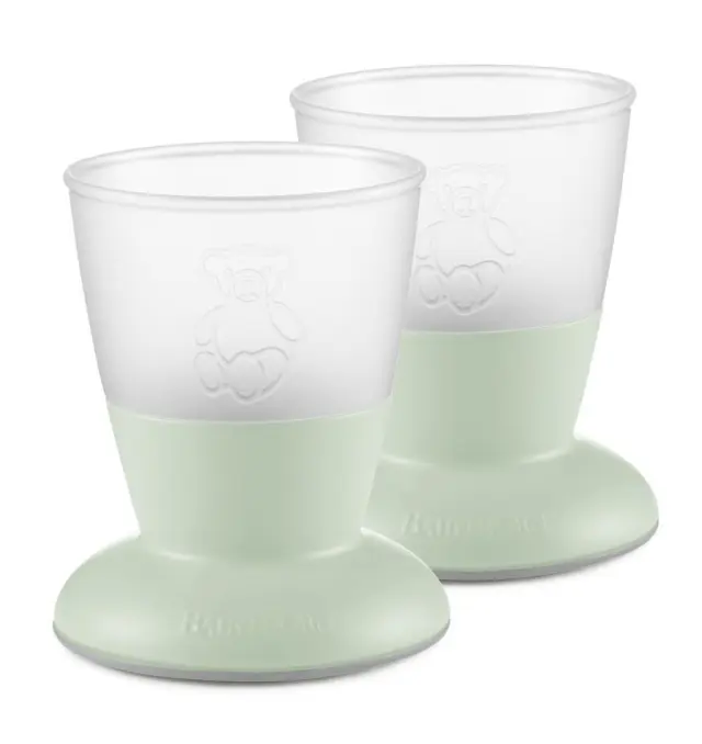 BABYBJÖRN Baby Cup, 2-pack Powder green 7317680721617